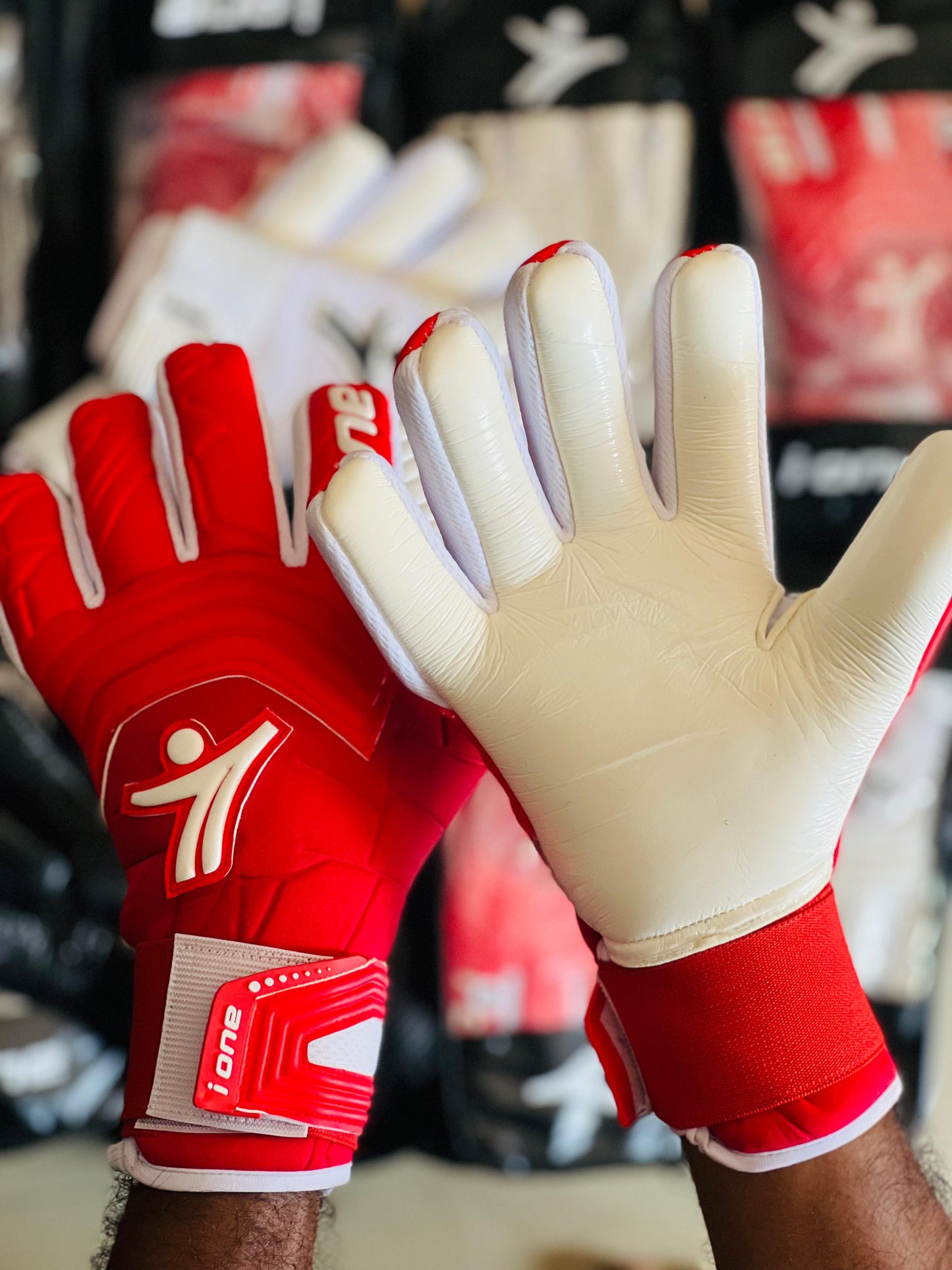 i one defender gloves Red