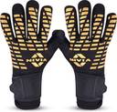 NIVIA ASHTANG Goalkeeping Gloves  (Black, Gold)
